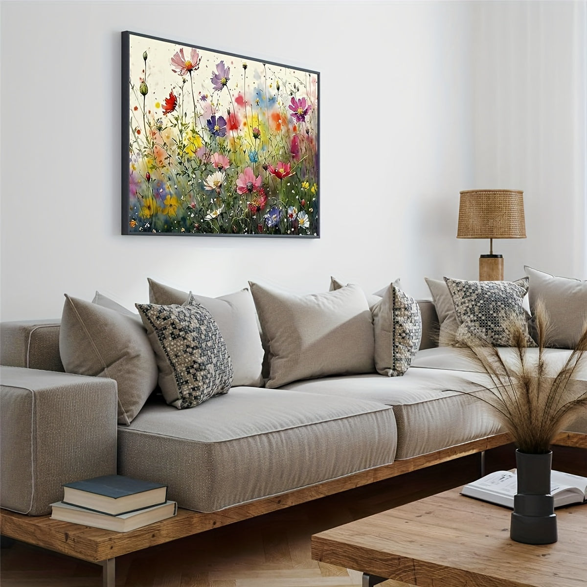 Paint by Numbers Flowers - For Beginners - Wall Art 40.64x50.8 cm Unframed