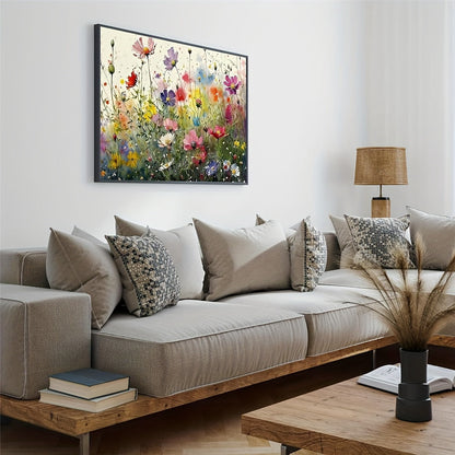 Paint by Numbers Flowers - For Beginners - Wall Art 40.64x50.8 cm Unframed