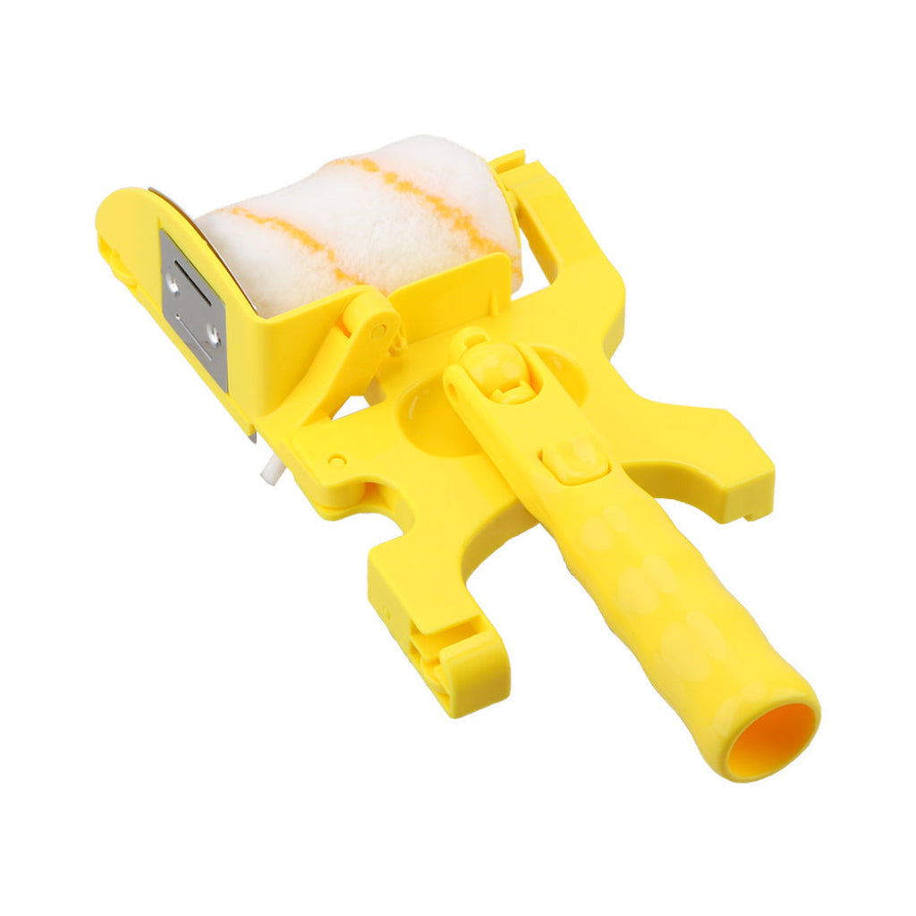 Paint Roller Edger Tool - Tape-Free Baseboard and Crown Molding Guide