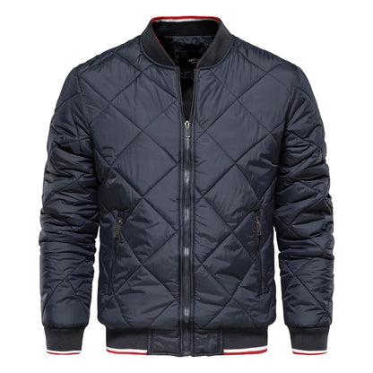 Paul | Men's Diamond Quilted Bomber Jacket - Image 1
