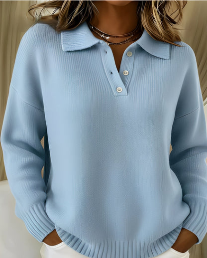 Image of Peggy | Women's Long Sleeve Button-Down Blouse