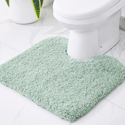 Plush Bathroom Toilet Mat