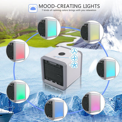 Portable Air Cooler 3-in-1 Fan, Humidifier, Purifier