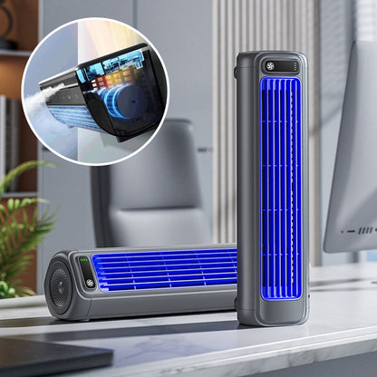 Portable Air Cooler | Wall-Mountable, Quick Cooling & Long-Lasting Battery for Home and Office Use | Clovedale