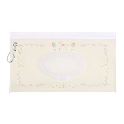 Portable Baby Wet Wipe Pouch with Flip Top Lid and Snap Strap
