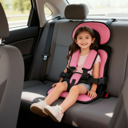 Portable & Foldable Child Car Booster Seat