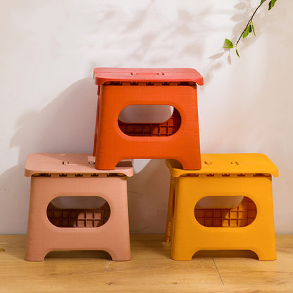 Portable Folding Step Stool with Handle for Versatile Use