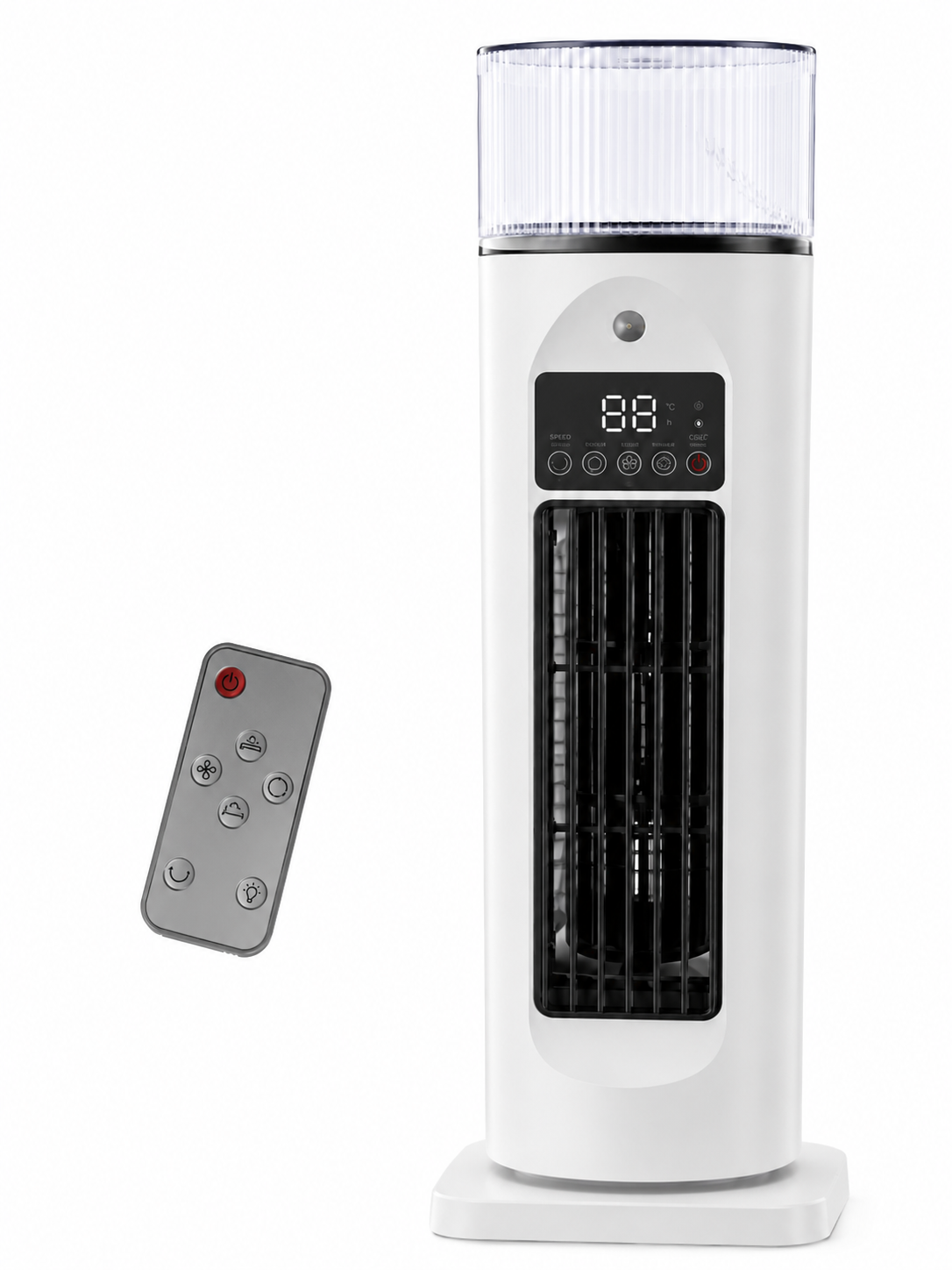 Portable Tower Fan Cooler with Humidifier & Remote - Image 1