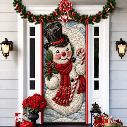 Printed 3D-Effect Christmas Door Cover