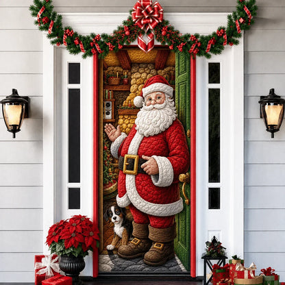Printed 3D-Effect Christmas Door Cover