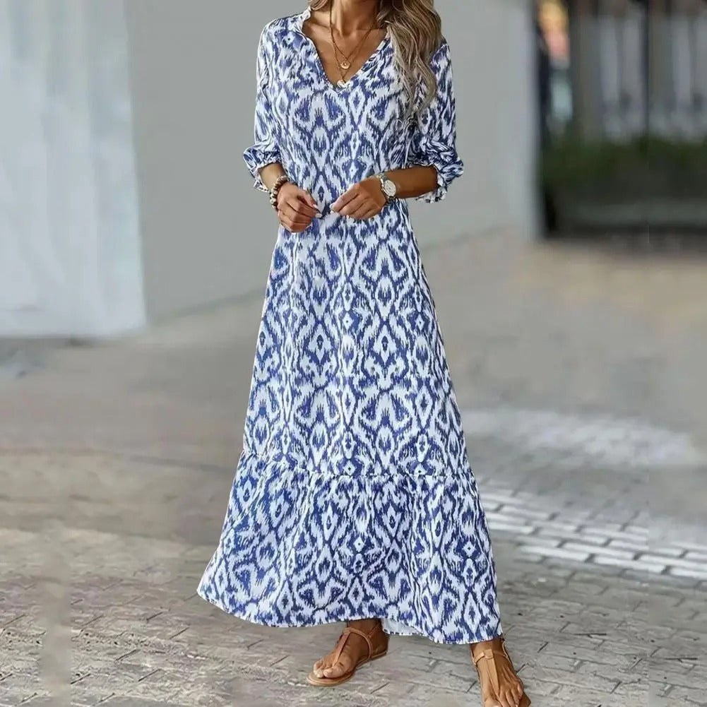 Rachel | Effortless Boho Casual Maxi Dress for Women in Long Summer Style