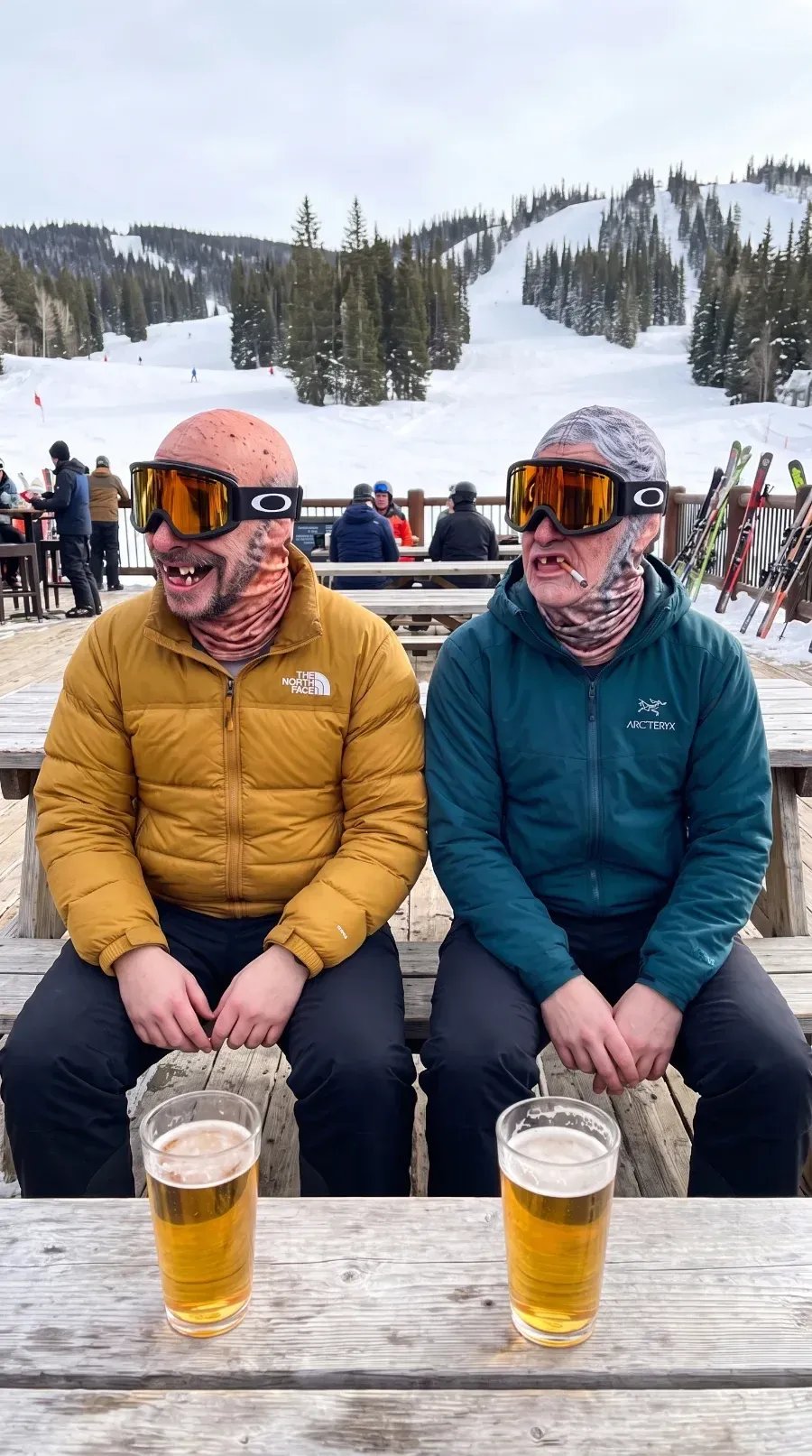 Realistic Face Balaclava – Funny Ski & Snowboard Mask for Cold Weather