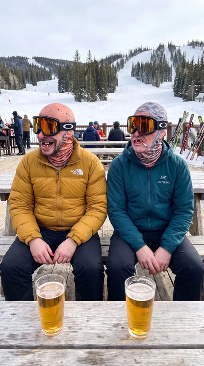 Realistic Face Balaclava – Funny Ski & Snowboard Mask for Cold Weather