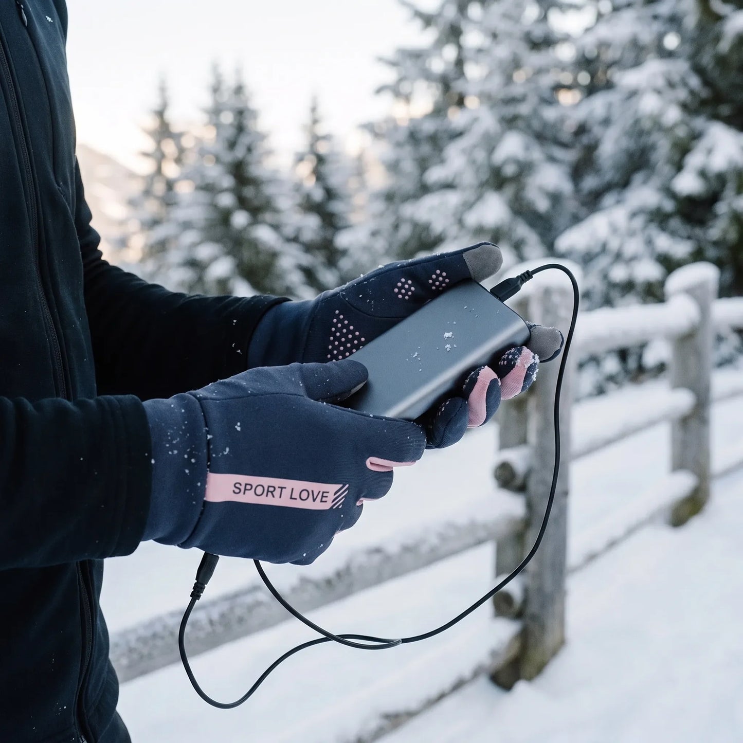 Rechargeable Heated Winter Gloves