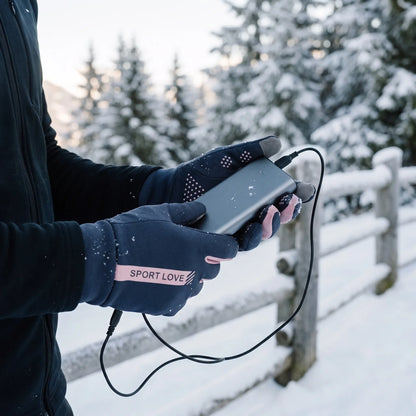 Rechargeable Heated Winter Gloves