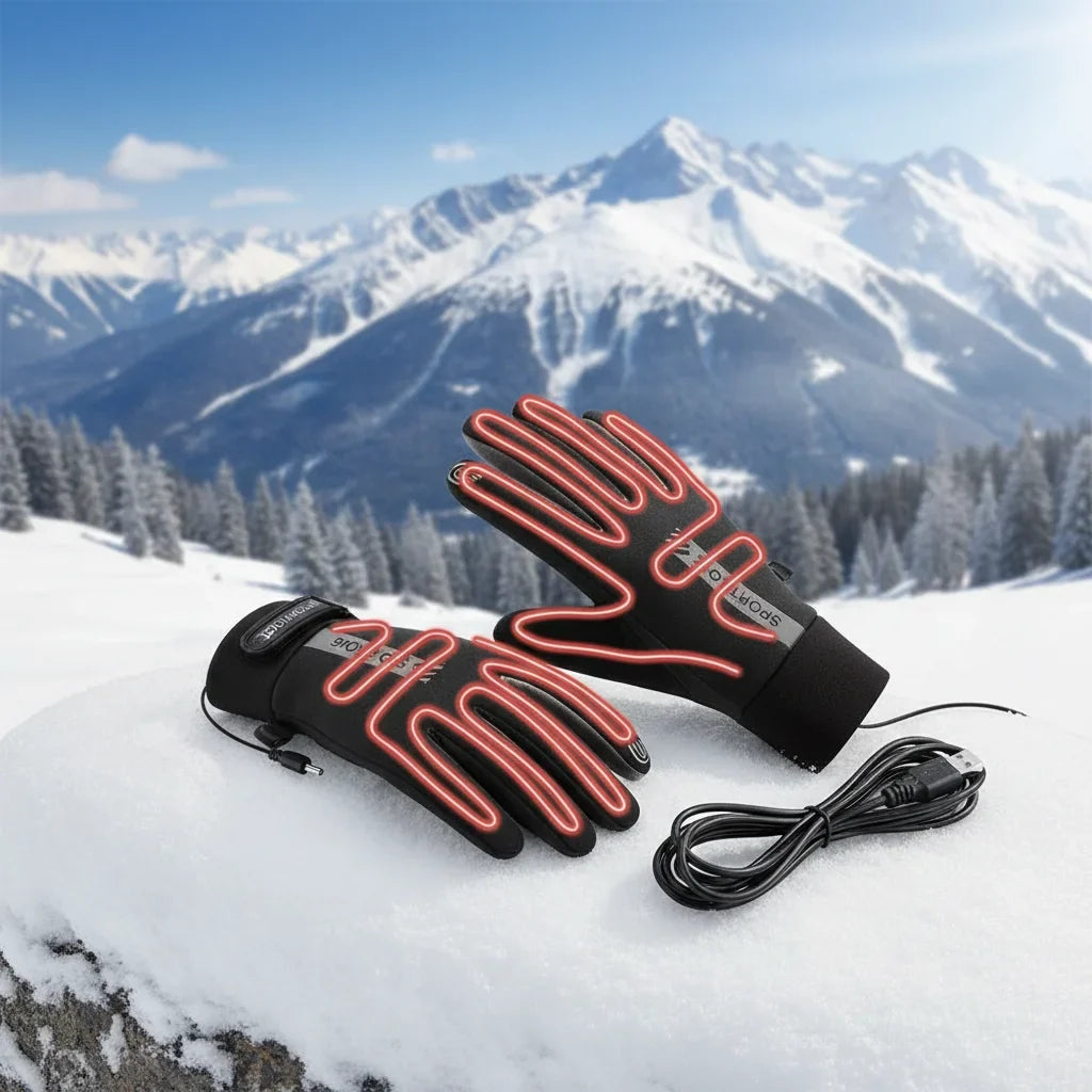 Rechargeable Heated Winter Gloves