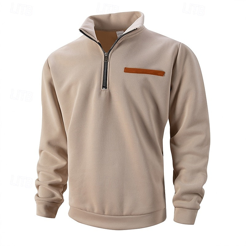 Refined Quarter-Zip Pullover