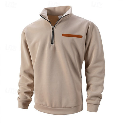 Refined Quarter-Zip Pullover