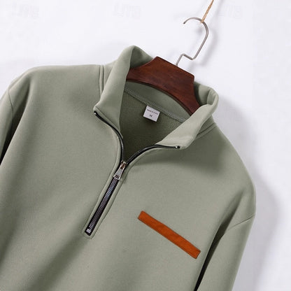 Refined Quarter-Zip Pullover