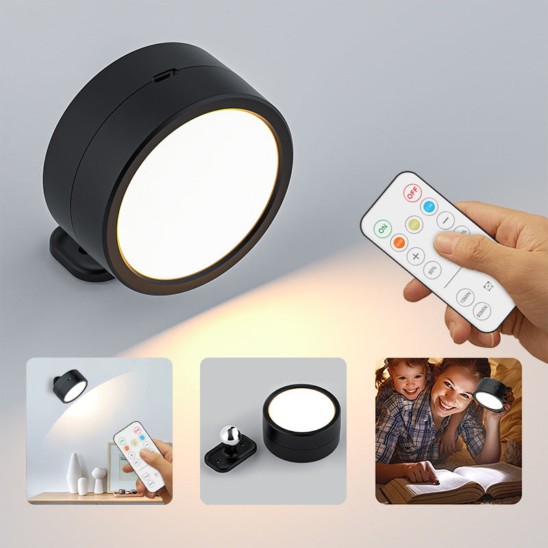 RGB LED Adjustable Accent Spotlight with Remote and USB-C Mount