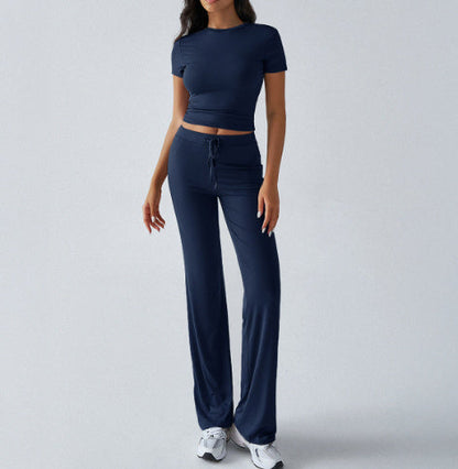 Image of Roxanne | Women's Cropped Two-Piece Set