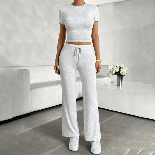 Image of Roxanne | Women's Cropped Two-Piece Set