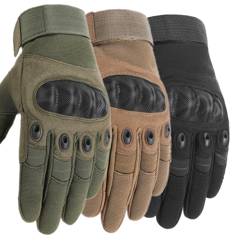 Rugged Army Gloves with Touchscreen Functionality