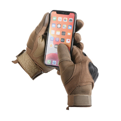 Rugged Army Gloves with Touchscreen Functionality
