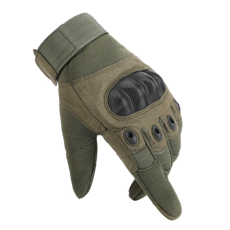 Rugged Army Gloves with Touchscreen Functionality