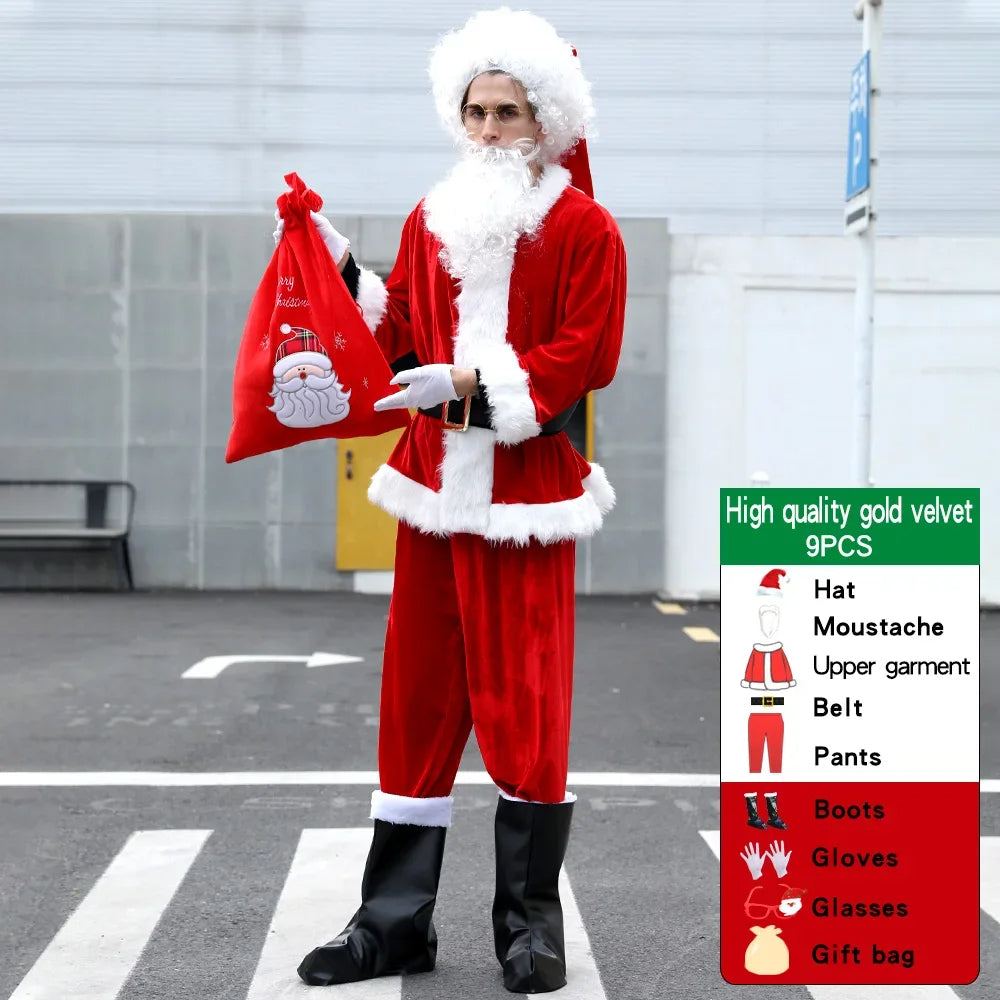 Santa Claus Cosplay Costume Set