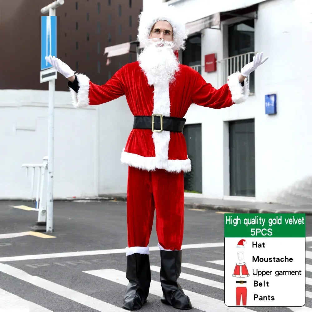 Santa Claus Cosplay Costume Set