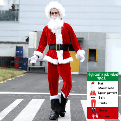 Santa Claus Cosplay Costume Set