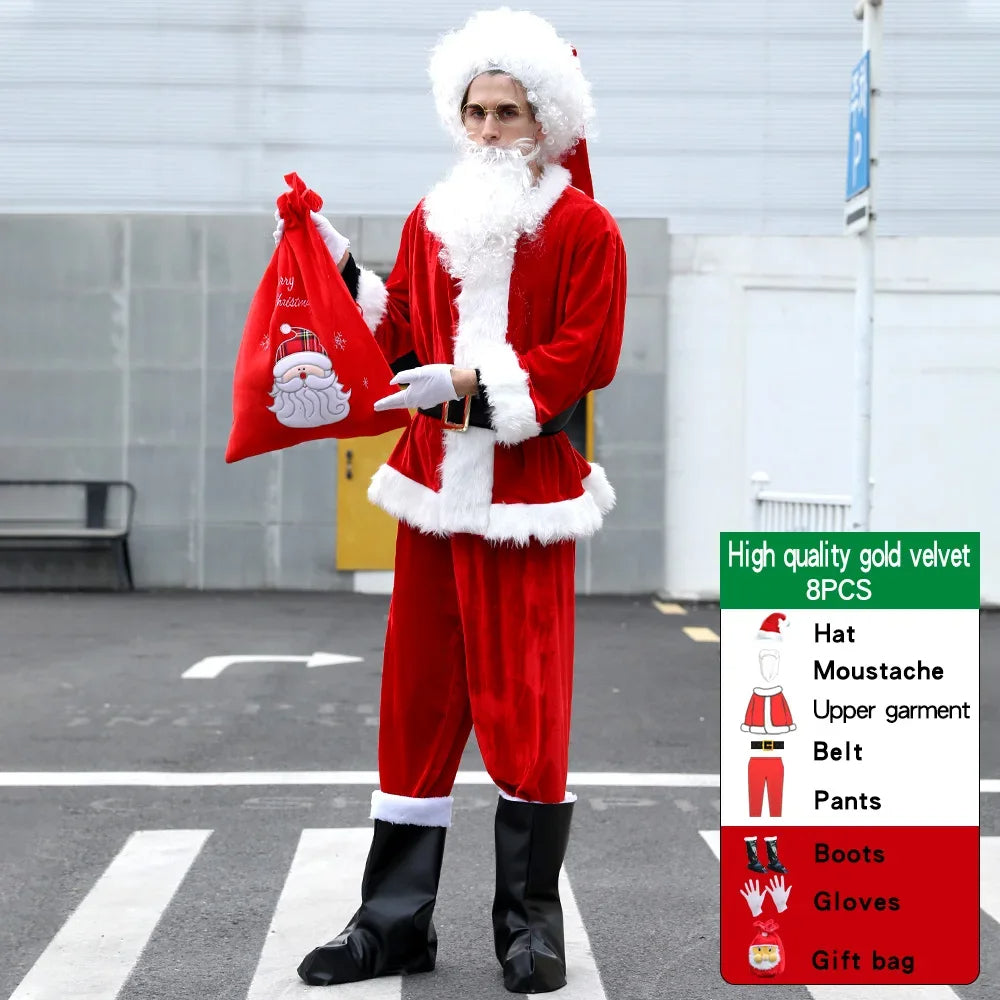Santa Claus Cosplay Costume Set