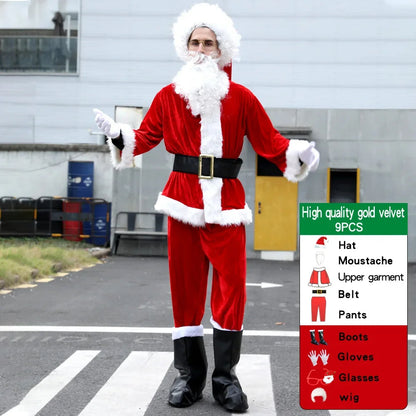 Santa Claus Cosplay Costume Set
