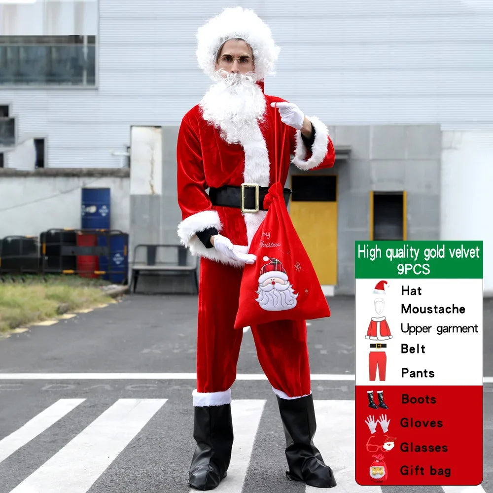 Santa Claus Cosplay Costume Set