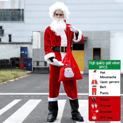 Santa Claus Cosplay Costume Set