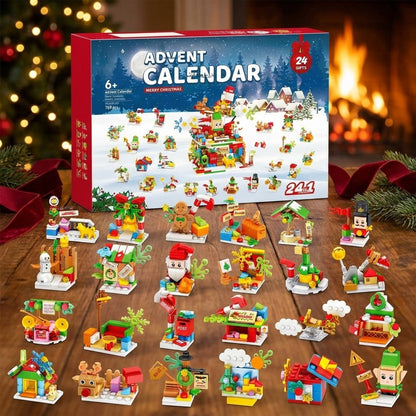 Santa's Workshop Advent Calendar, 24-in-1 Brick Builds, 769 Pieces