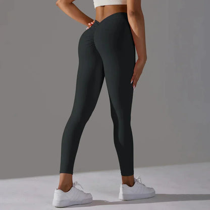 Scrunch Compression Yoga and Fitness Leggings – Sculpting Support for Every Move