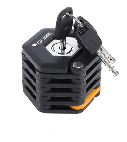 Secure Bicycle Lock - 78cm Folding Lock