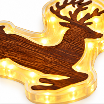 Self-Adhesive 3D LED Christmas Wall Decorations