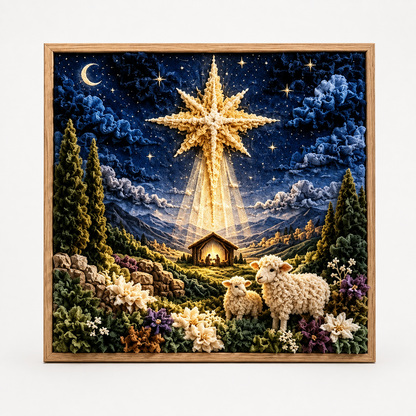 Shepherd 3D Fabric Poke Art Kit
