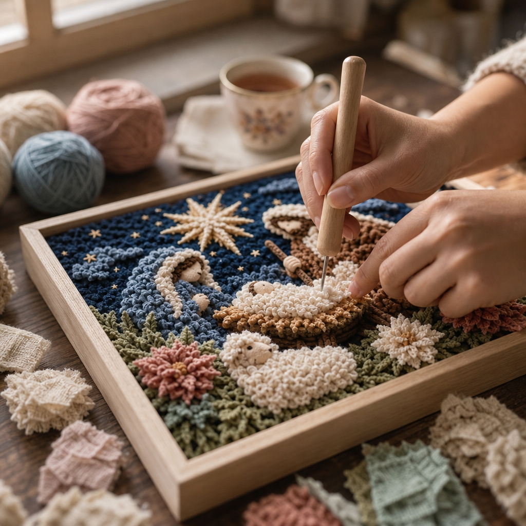 Shepherd 3D Fabric Poke Art Kit