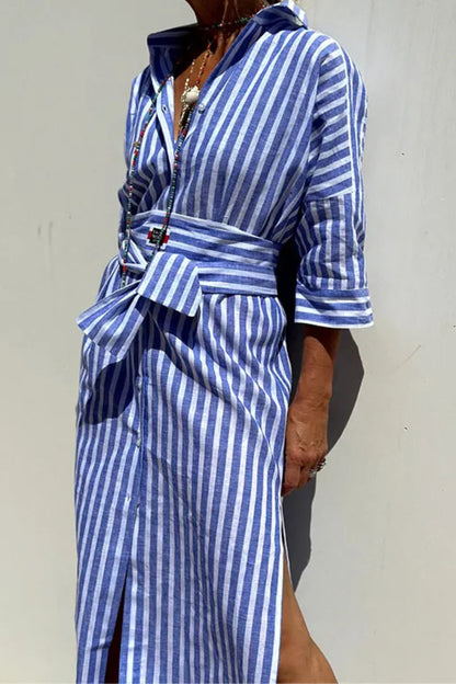 Image of Sherry | Women's Button-Down Midi Dress