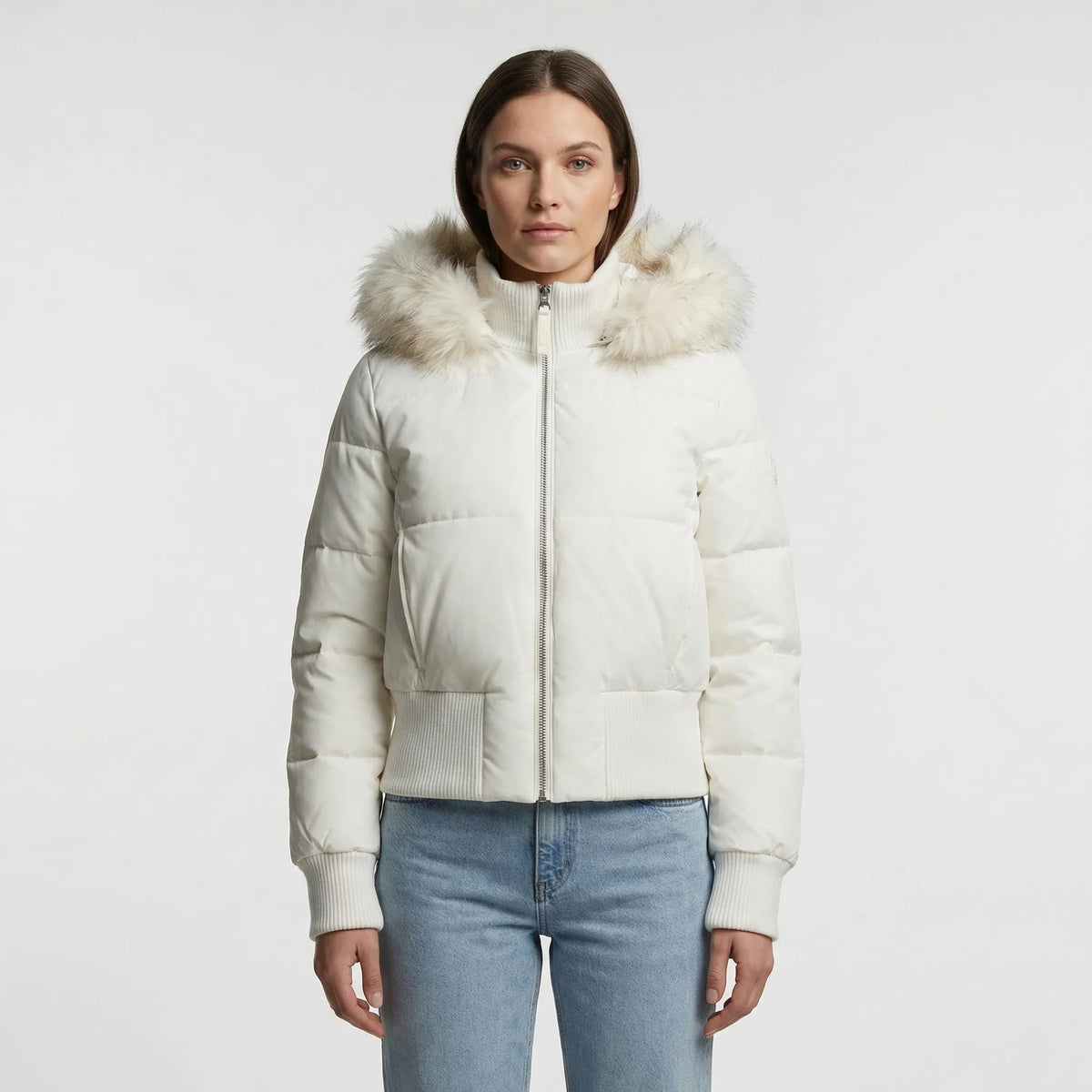 Short Hooded Quilted Winter Jacket