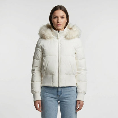 Short Hooded Quilted Winter Jacket