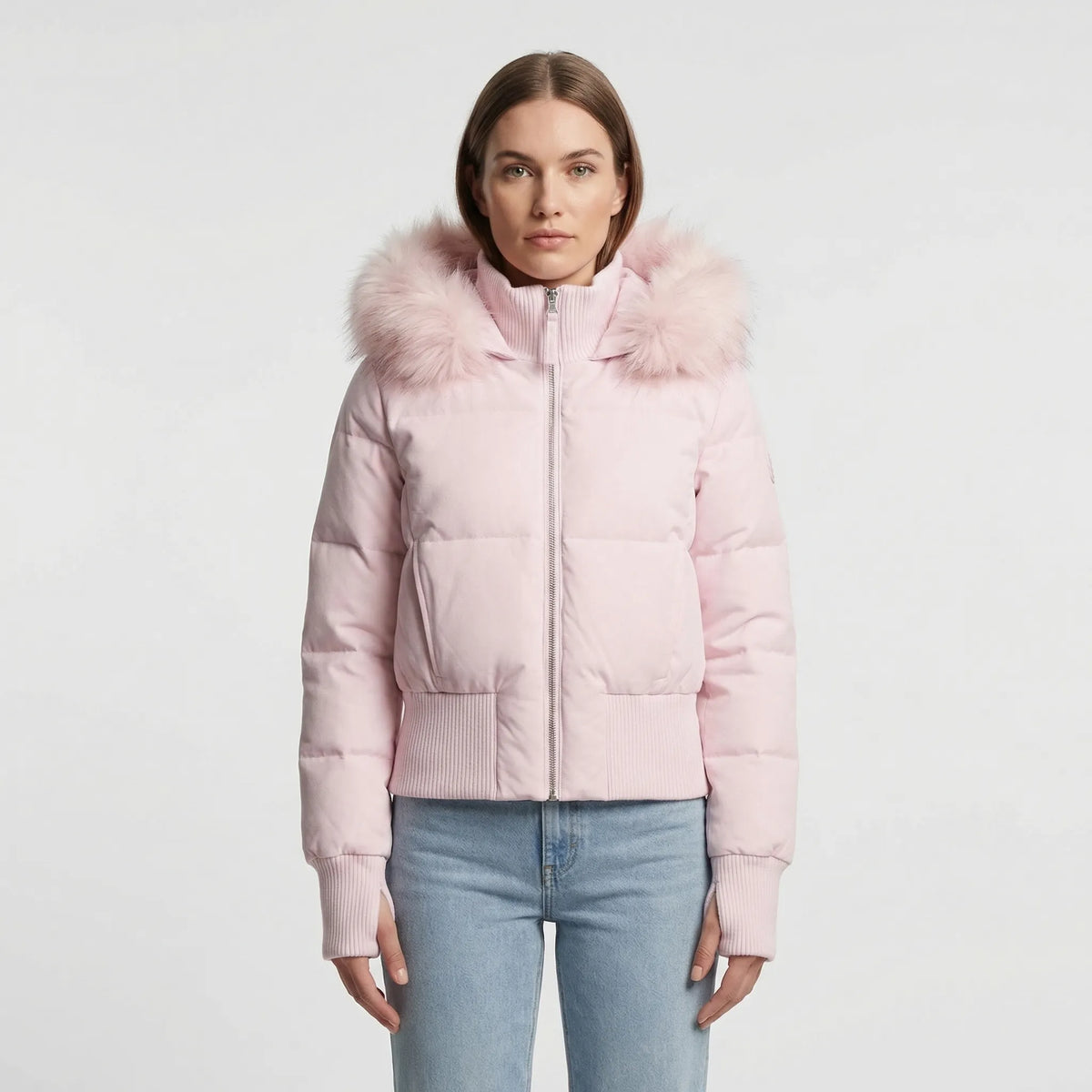 Short Hooded Quilted Winter Jacket