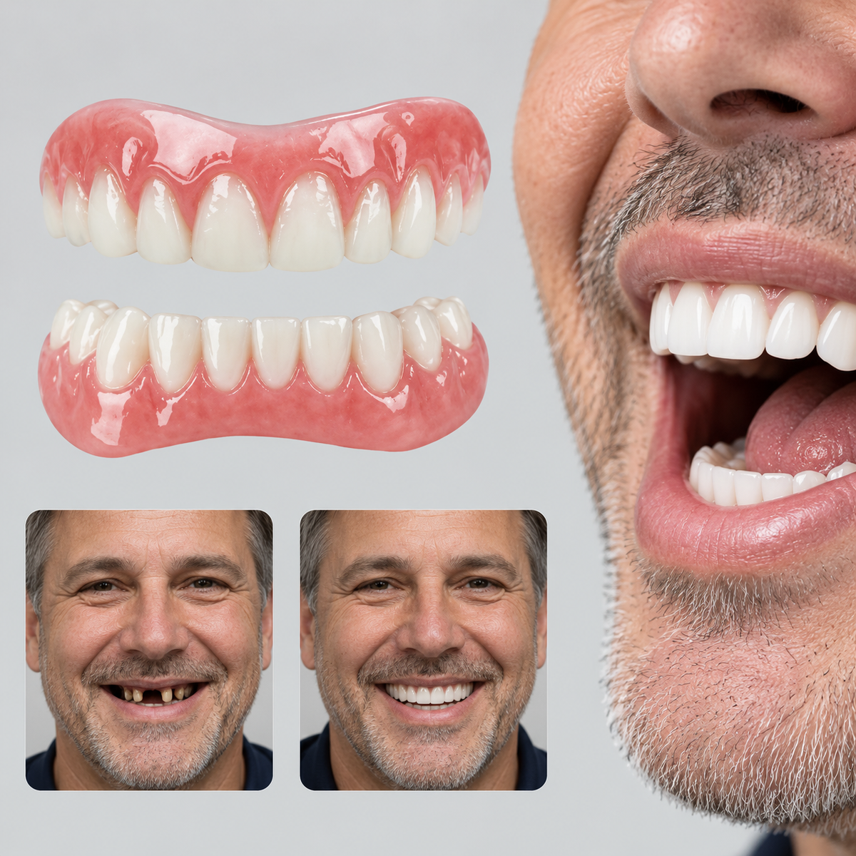 Silicone Denture Fitting Set - Stable Fixation