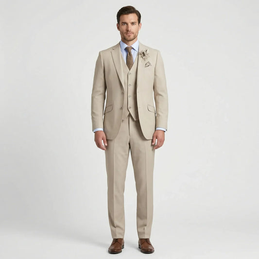 Slim-Fit Three-Piece Suit