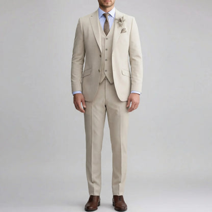 Slim-Fit Three-Piece Suit