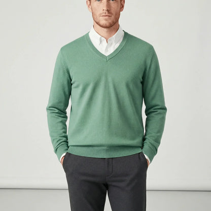 Slim-Fit V-Neck Sweater